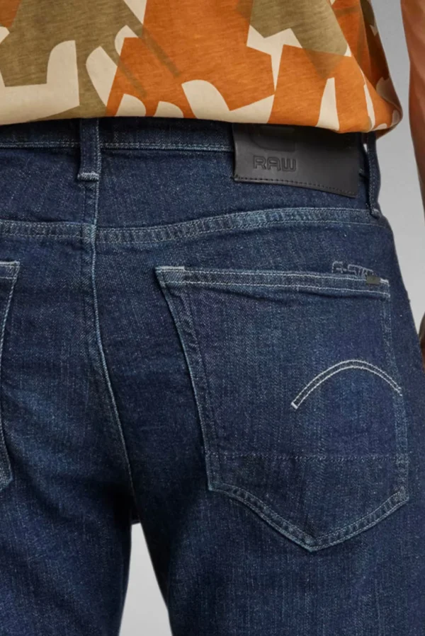Denim-G-STAR RAW 3301 SLIM JEANS - WORN DEEP MARINE