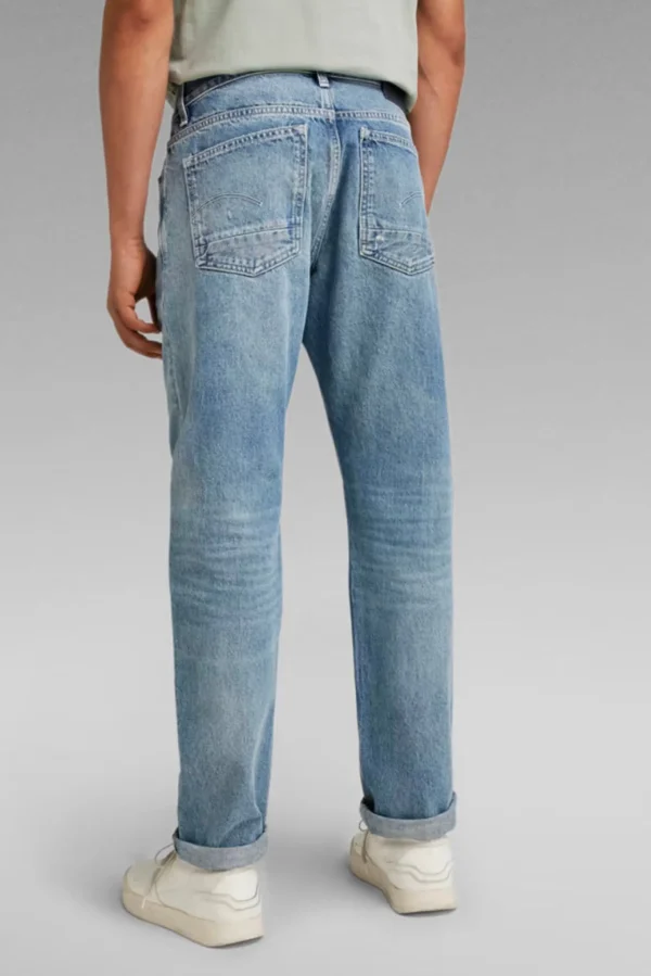 Denim-G-STAR RAW TRIPLE A REGULAR STRAIGHT JEANS - SUN FADED AIRFORCE BLUE