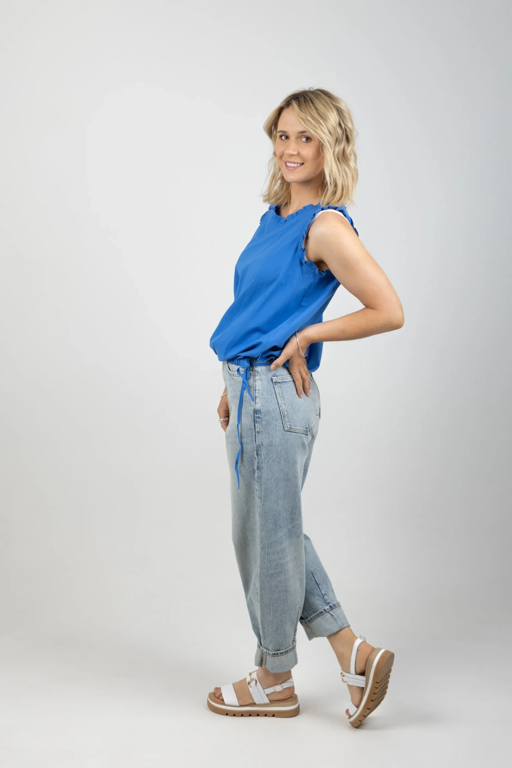 haven_adelfia_tie_top_cob_6.webp Tees & Tanks-HAVEN ADELFIA TIE TOP COBALT