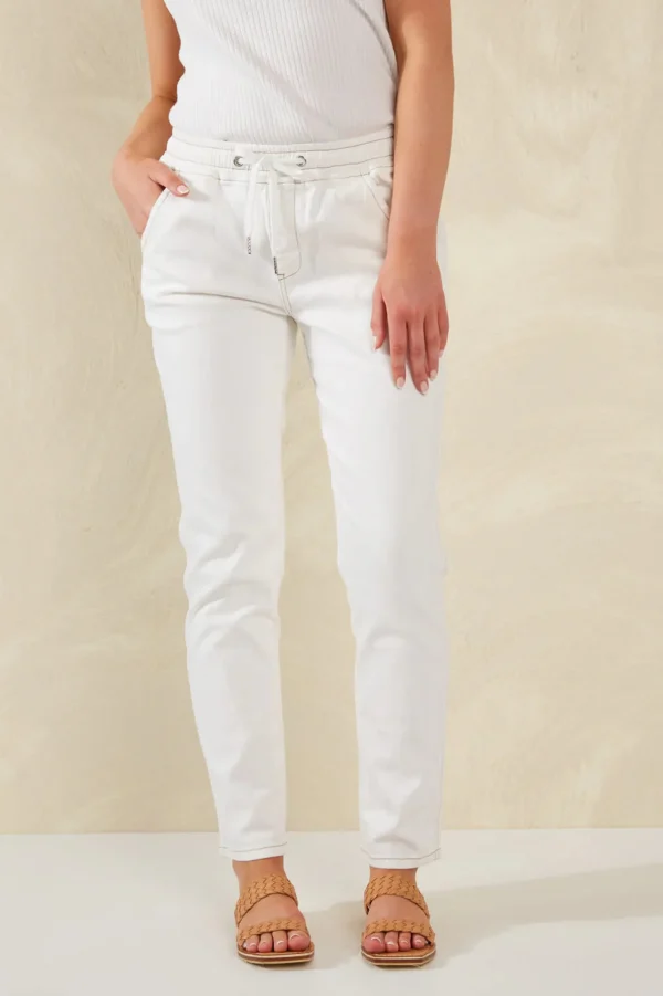 Pants-HAVEN DALTON DENIM PANT WHITE