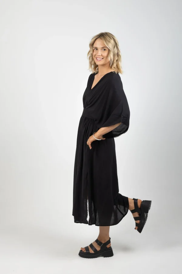 Dresses-HAVEN SUVA BATWING MAXI JET
