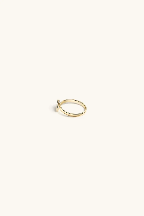 18Kt Gold Plated | Jewellery-BLANK SPACE. HEART STACKER RING 18KT GOLD