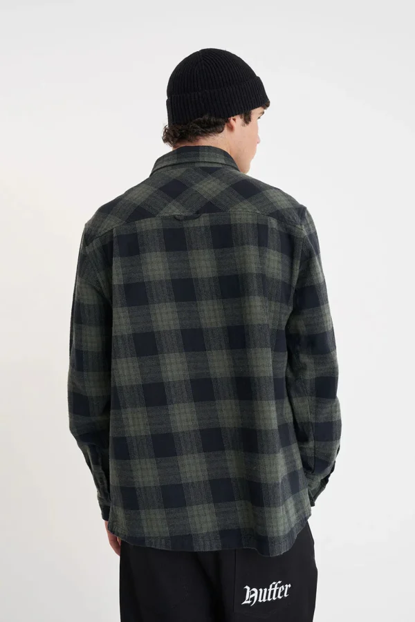 Shirts-HUFFER 9 TO 5 CHECK SHACKET CYPRESS