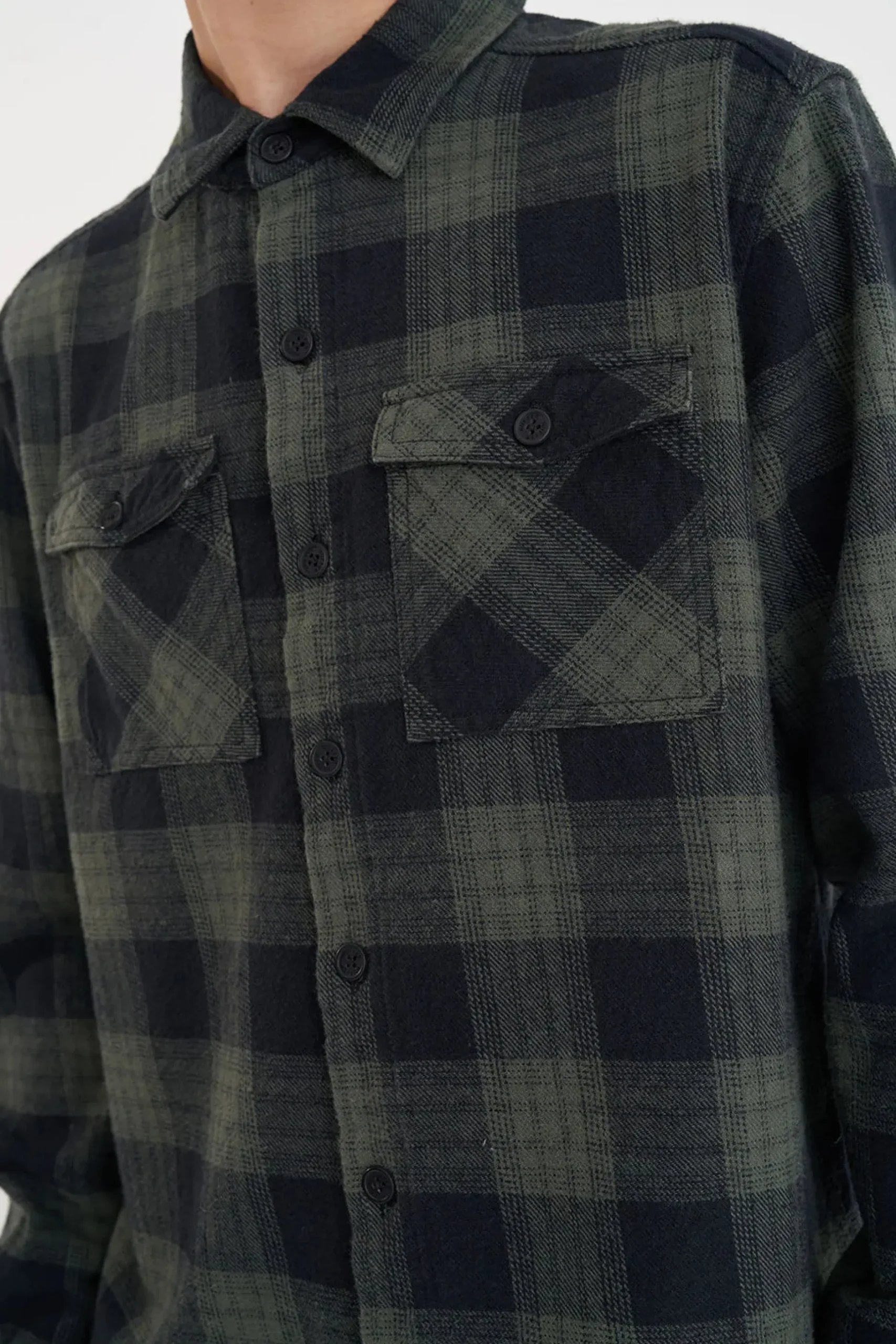 huffer__to__check_shacket_5.webp Shirts-HUFFER 9 TO 5 CHECK SHACKET CYPRESS