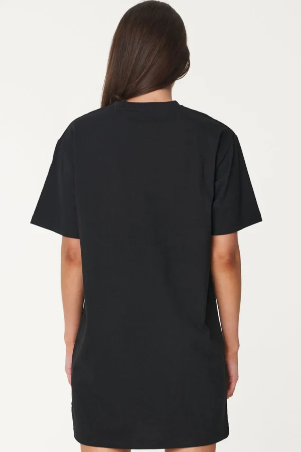 Dresses-HUFFER BELLA TEE DRESS ROSE LOVE