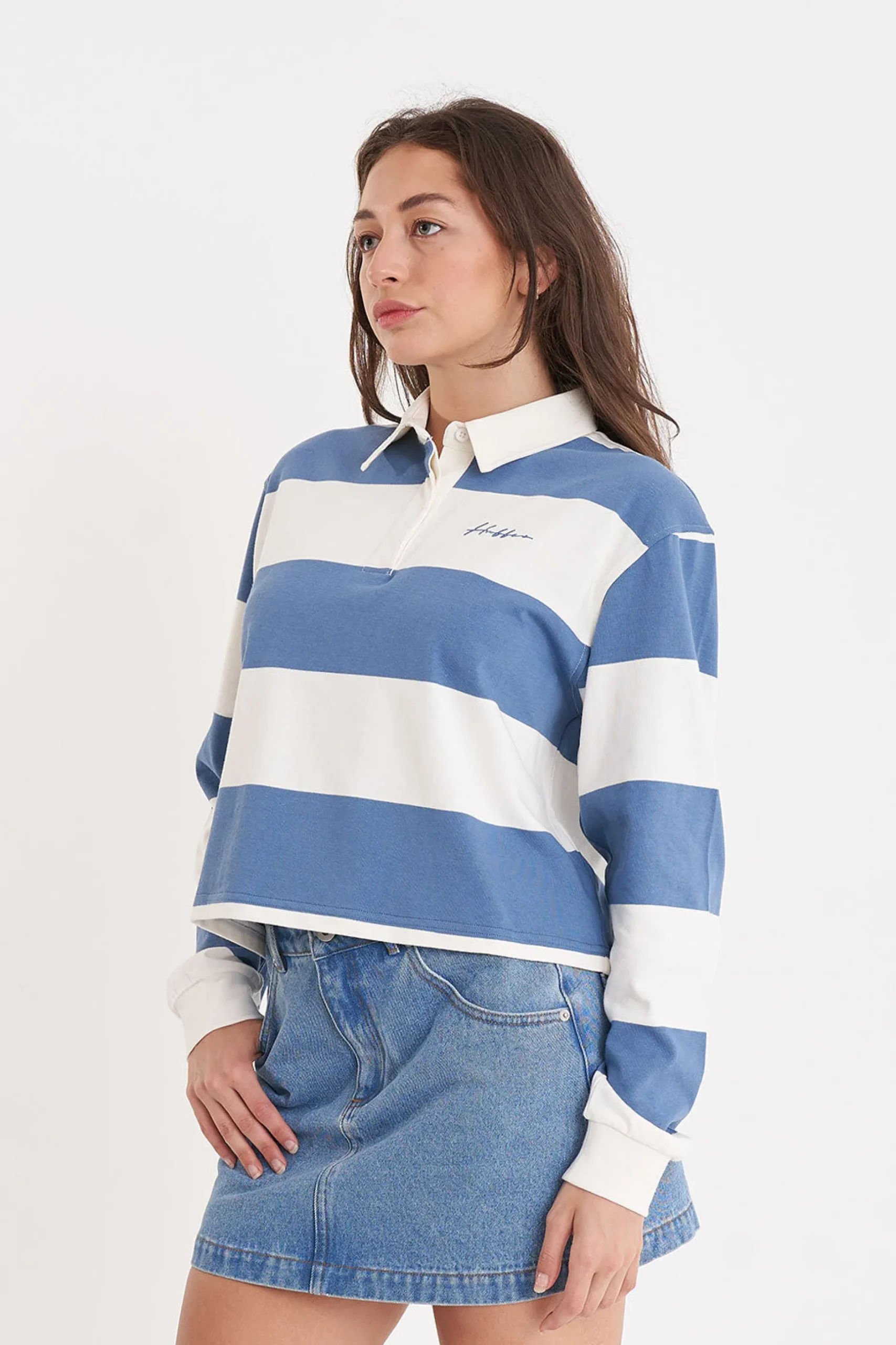 huffer_benson_ls_billy_ru_1.webp Tees & Tanks-HUFFER BENSON LS BILLY RUGBY CHALK DENIM