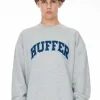 Sweaters & Knitwear-HUFFER BLOCK CREW 350 POST UP / GREY MARLE