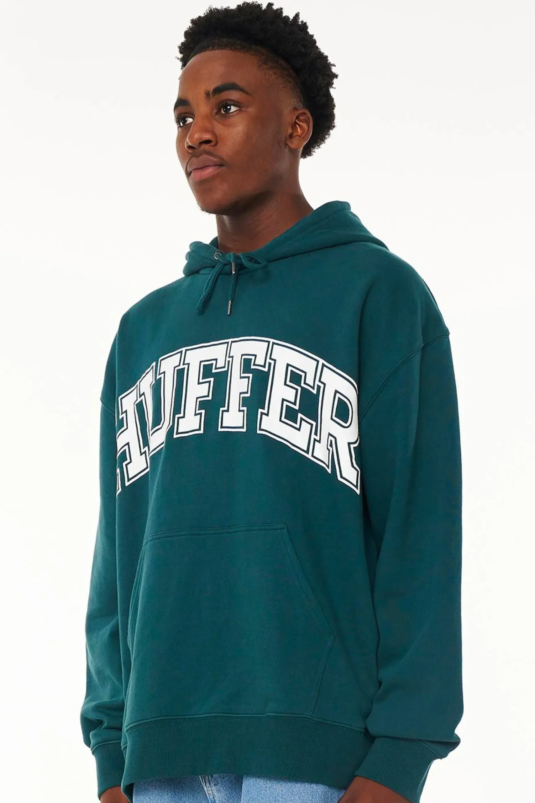 huffer_block_hood_outline_2.webp Sweaters & Knitwear-HUFFER BLOCK HOOD 350/OUTLINED - EMERALD