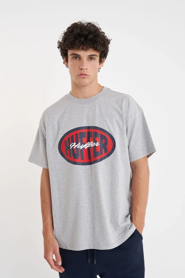 Tees & Tanks-HUFFER BLOCK TEE 220 FINALS GREY MARLE