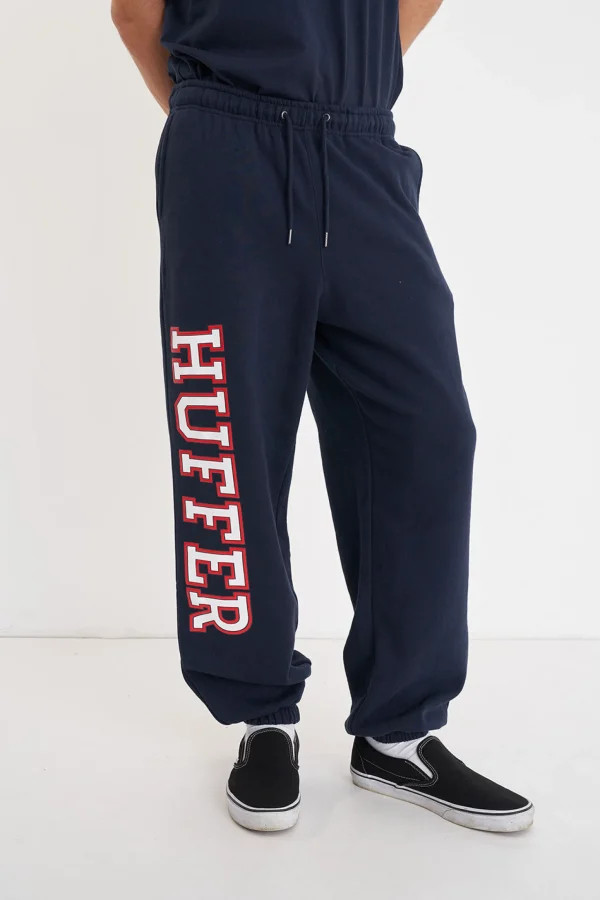 Pants-HUFFER BLOCK TRACKPANT 350 REBOUND MIDNIGHT