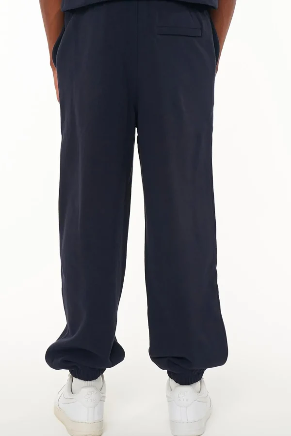 Pants-HUFFER BLOCK TRACKPANT 350/GLOBE - NAVY