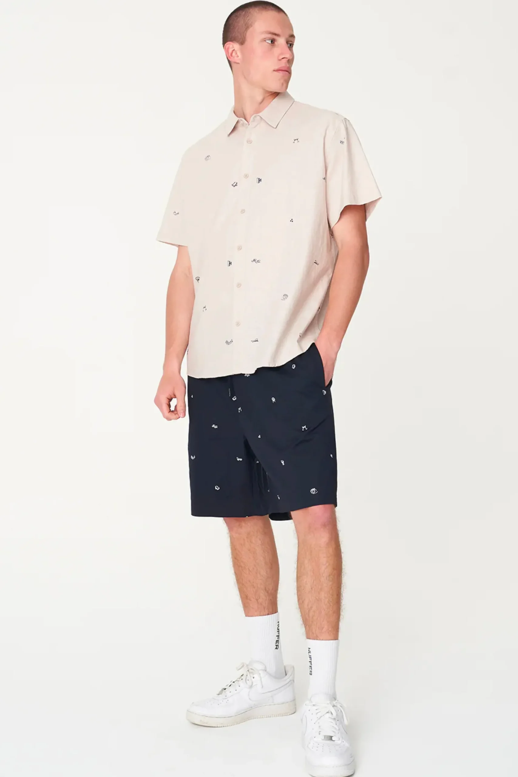 huffer_cheers_ss_og_shirt_3.webp Shirts-HUFFER CHEERS SS OG SHIRT - DUNE/NAVY