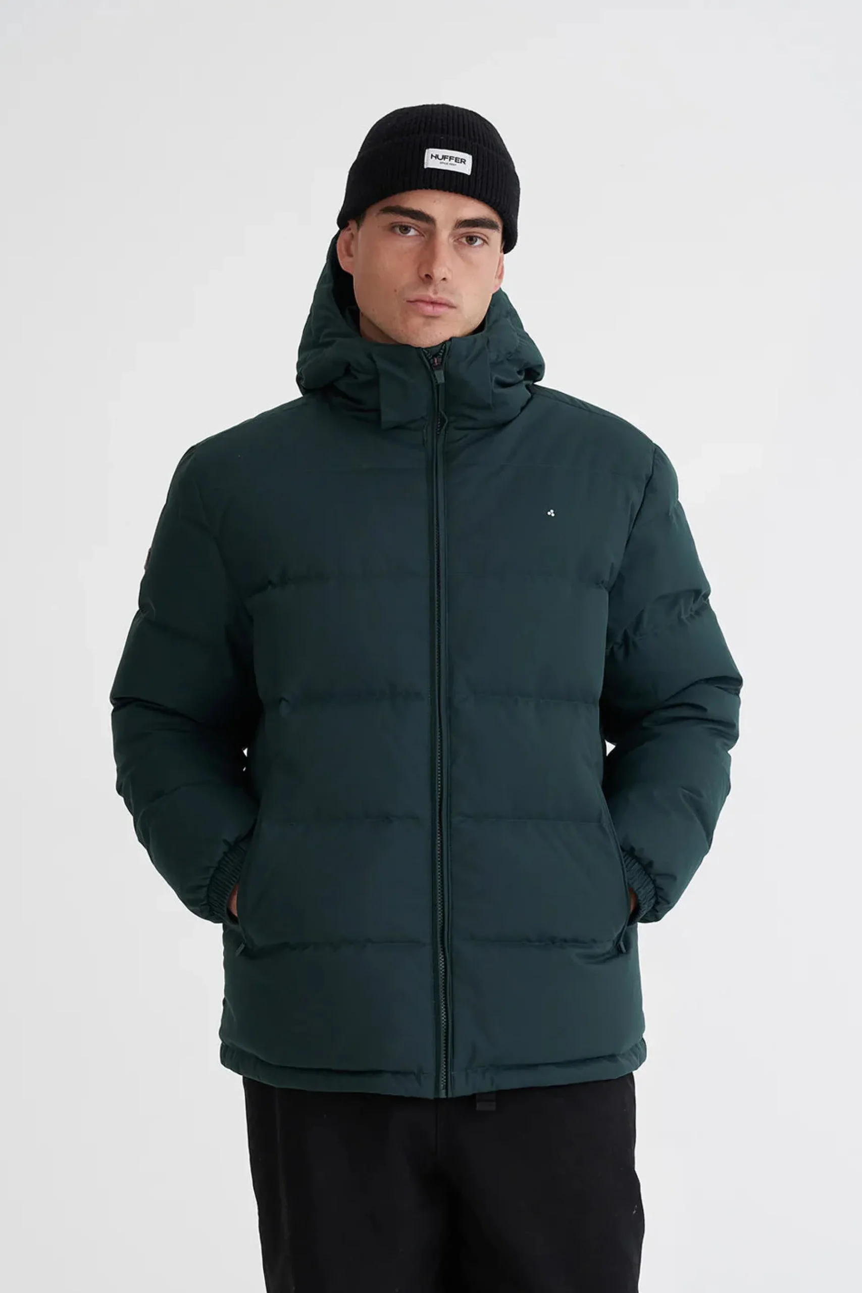 huffer_down_mens_classic__0-2.webp Coats & Jackets-HUFFER DOWN MENS CLASSIC DOWN JKT HRGBNE FOREST