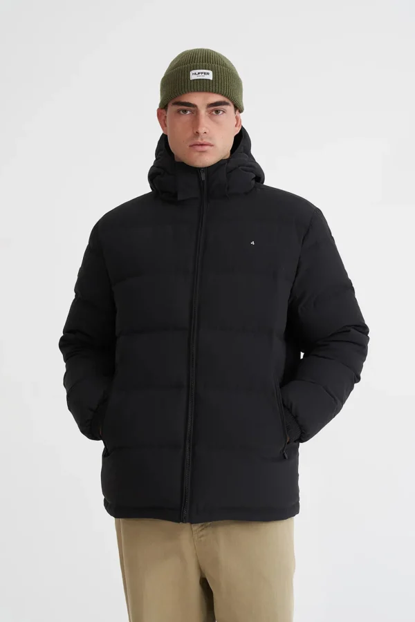 Coats & Jackets-HUFFER DOWN MENS CLASSIC DOWN JKT BLACK