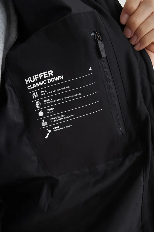 Coats & Jackets-HUFFER DOWN MENS CLASSIC DOWN JKT BLACK