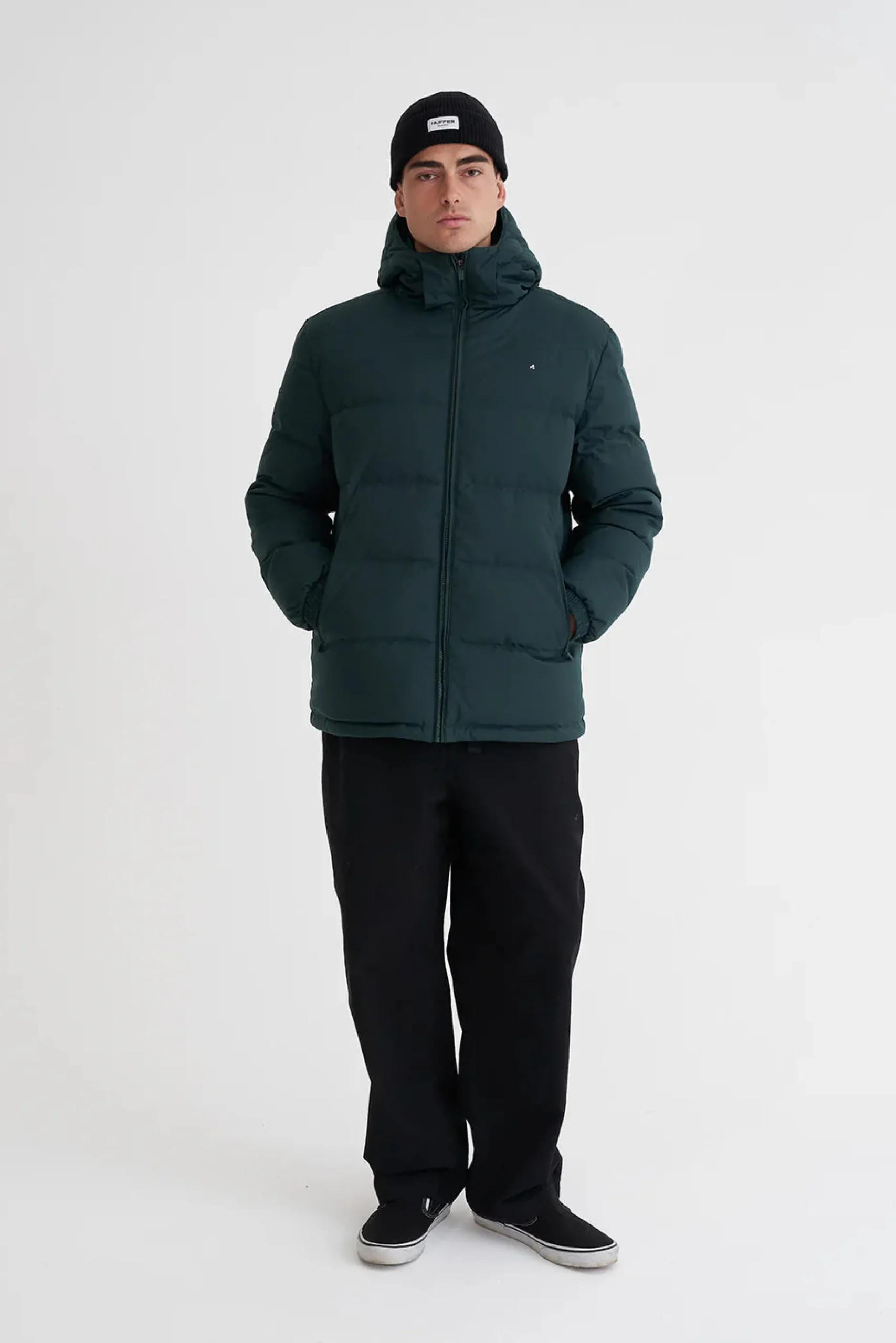 huffer_down_mens_classic__3-2.webp Coats & Jackets-HUFFER DOWN MENS CLASSIC DOWN JKT HRGBNE FOREST