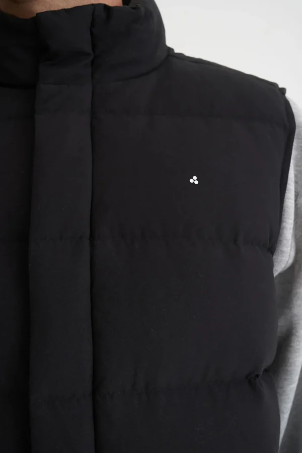 Coats & Jackets-HUFFER DOWN MENS CLASSIC DOWN VEST BLACK