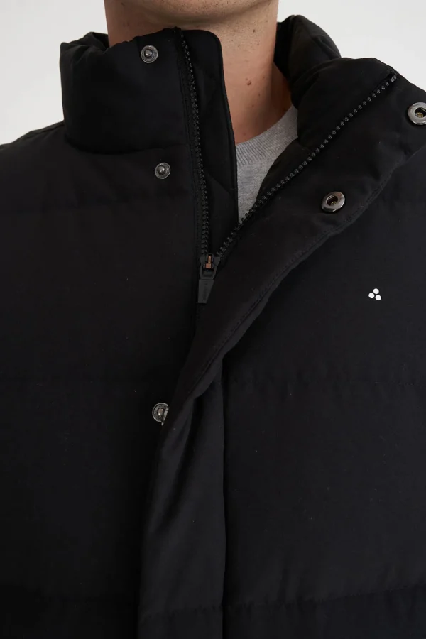 Coats & Jackets-HUFFER DOWN MENS CLASSIC DOWN VEST BLACK