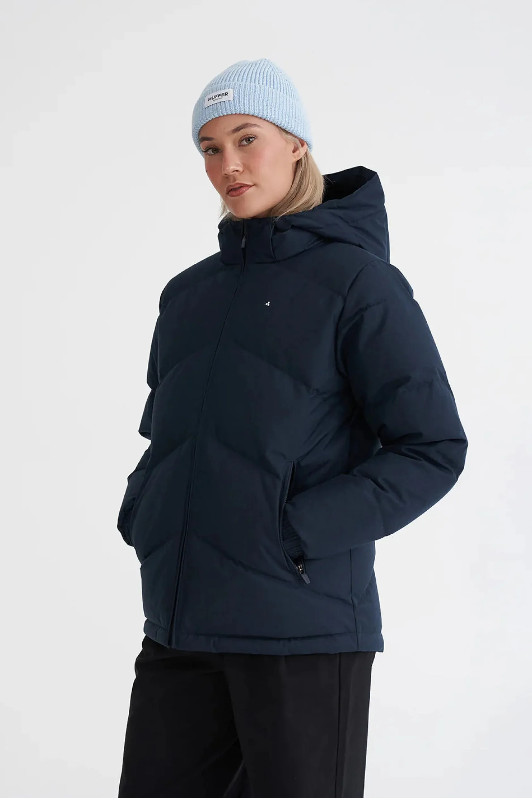 huffer_down_wmns_classic__1-2.webp Coats & Jackets-HUFFER DOWN WMNS CLASSIC DOWN JKT HRGBONE NAVY