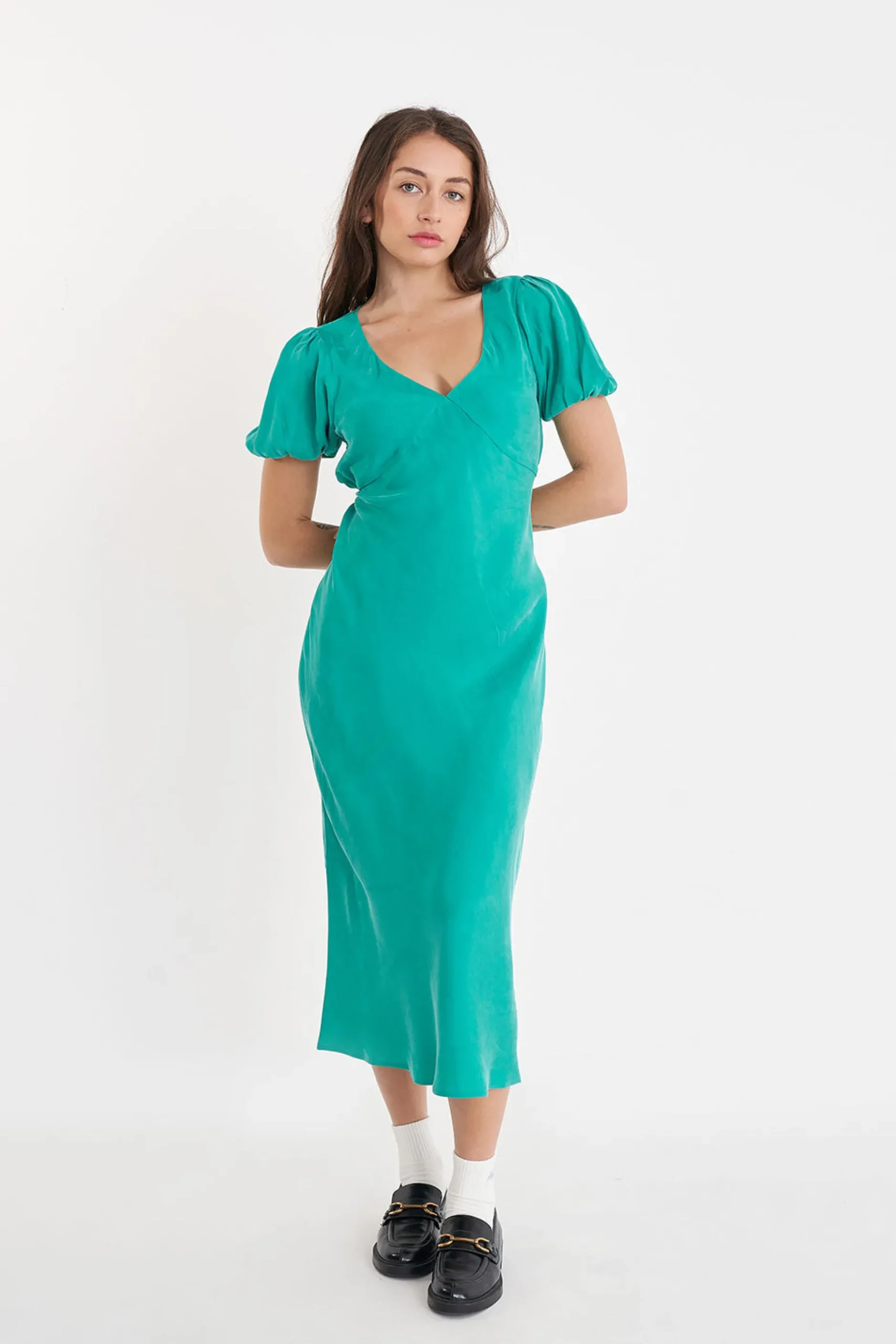 huffer_gabi_midi_dress_cl_0.webp Dresses-HUFFER GABI MIDI DRESS CLOVER