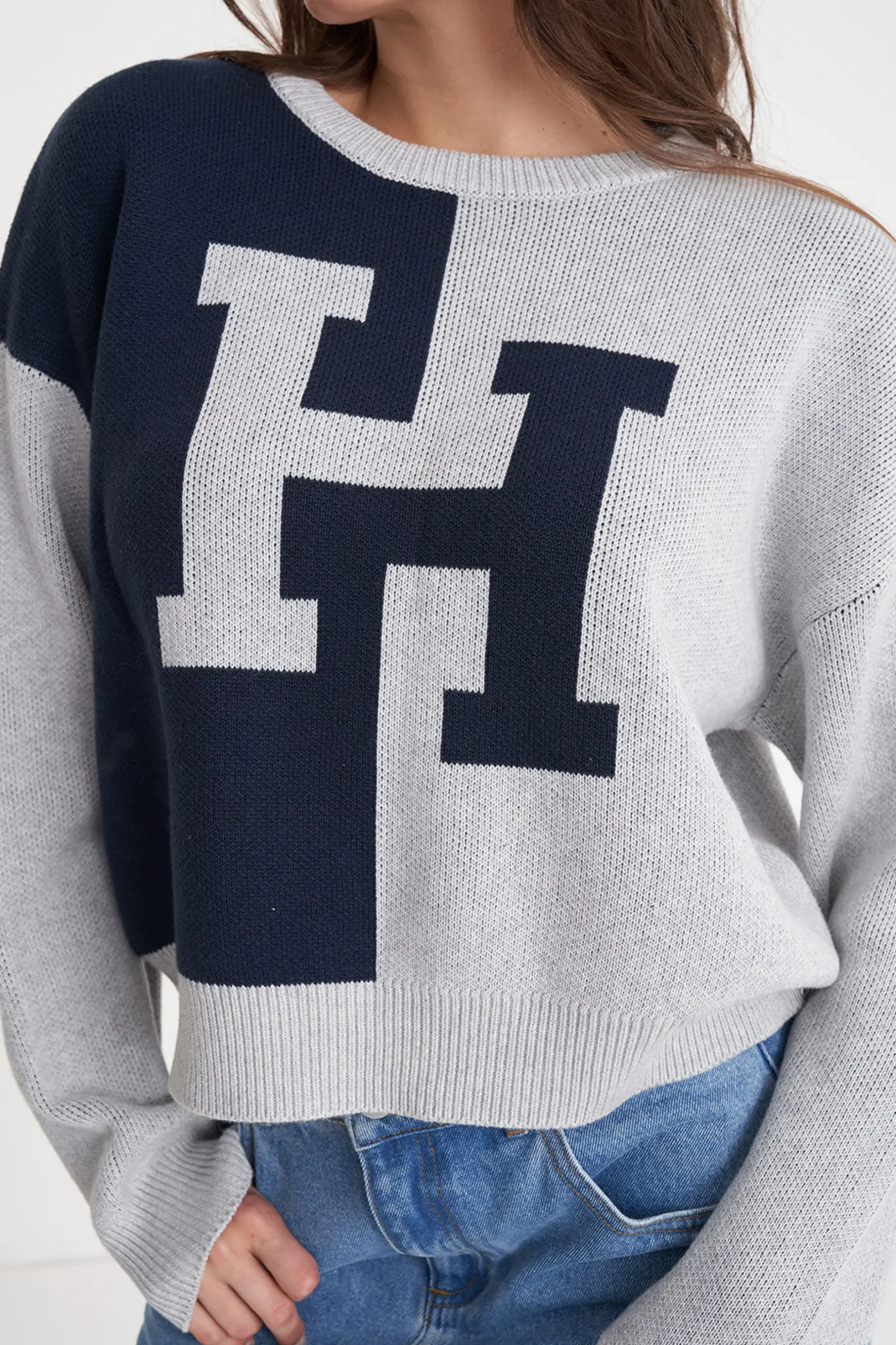 huffer_hlock_rush_crew_na_3.webp Sweaters & Knitwear-HUFFER H-LOCK RUSH CREW NAVY SILVERMARLE