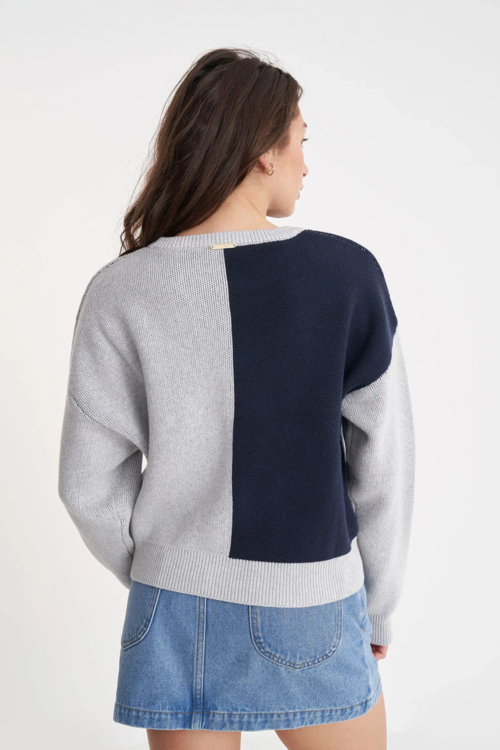 huffer_hlock_rush_crew_na_4.webp Sweaters & Knitwear-HUFFER H-LOCK RUSH CREW NAVY SILVERMARLE
