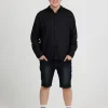 Shirts-HUFFER LIN-IN LS SHIRT - BLACK