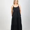 Dresses-HUFFER LIN-IN RESORT DRESS BLACK