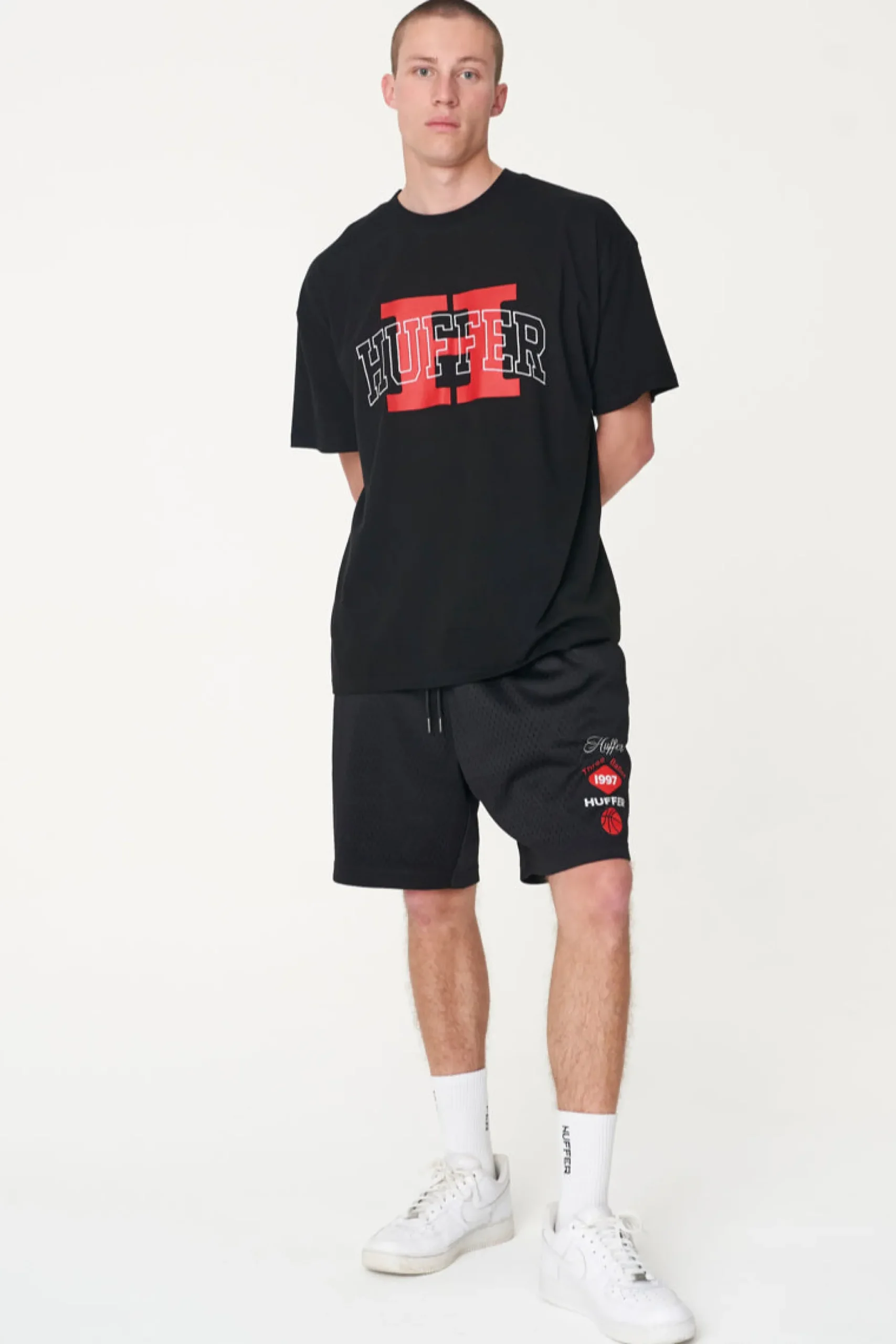 huffer_mens_box_free_teeb_0.webp Tees & Tanks-HUFFER MENS BOX FREE TEE/3B H - BLACK