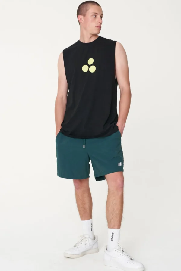 Tees & Tanks-HUFFER MENS HFR TANK/OG 3 BALL - BLACK