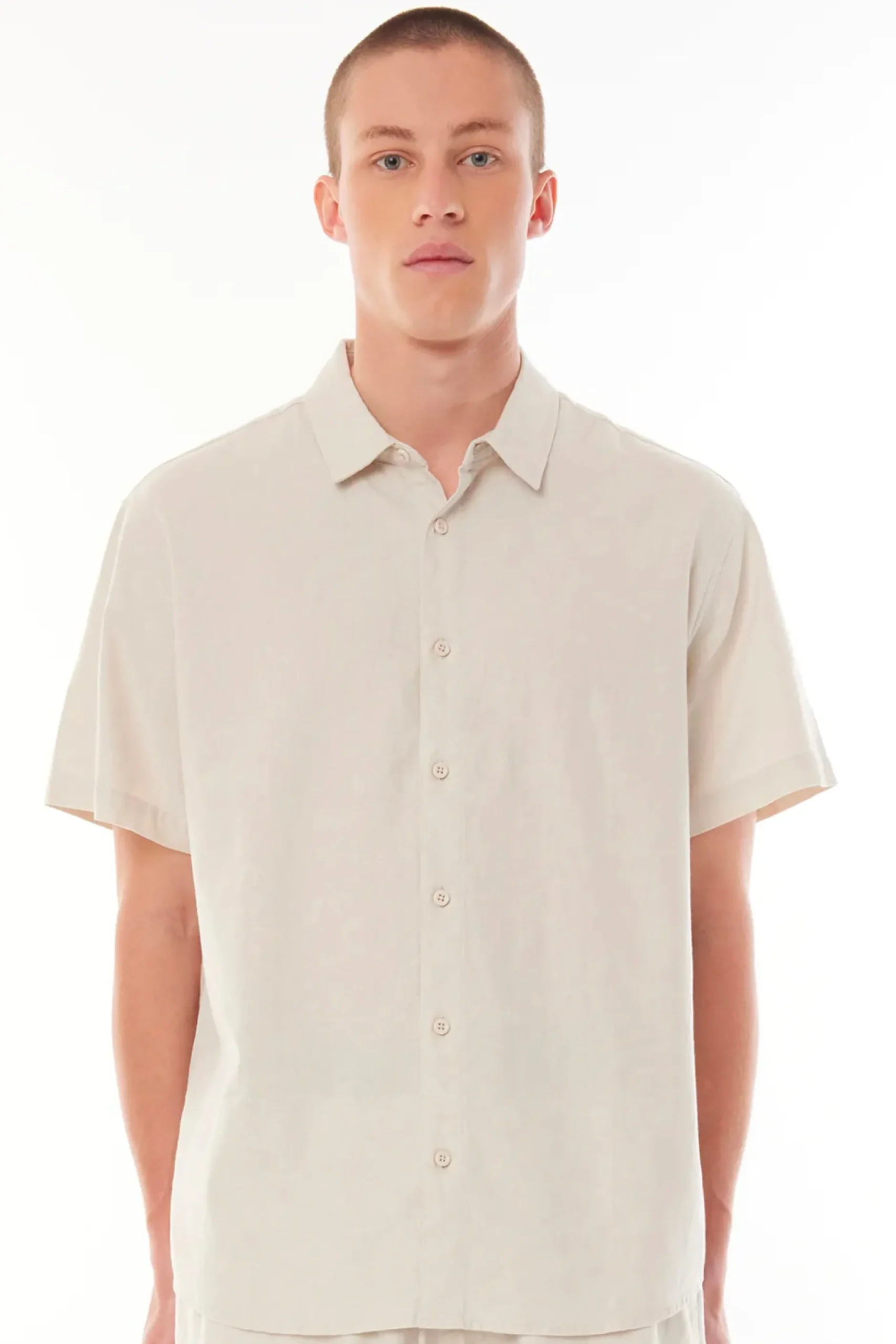 huffer_mens_linin_ss_shir_0-2.webp Shirts-HUFFER MENS LIN-IN SS SHIRT - NATURAL
