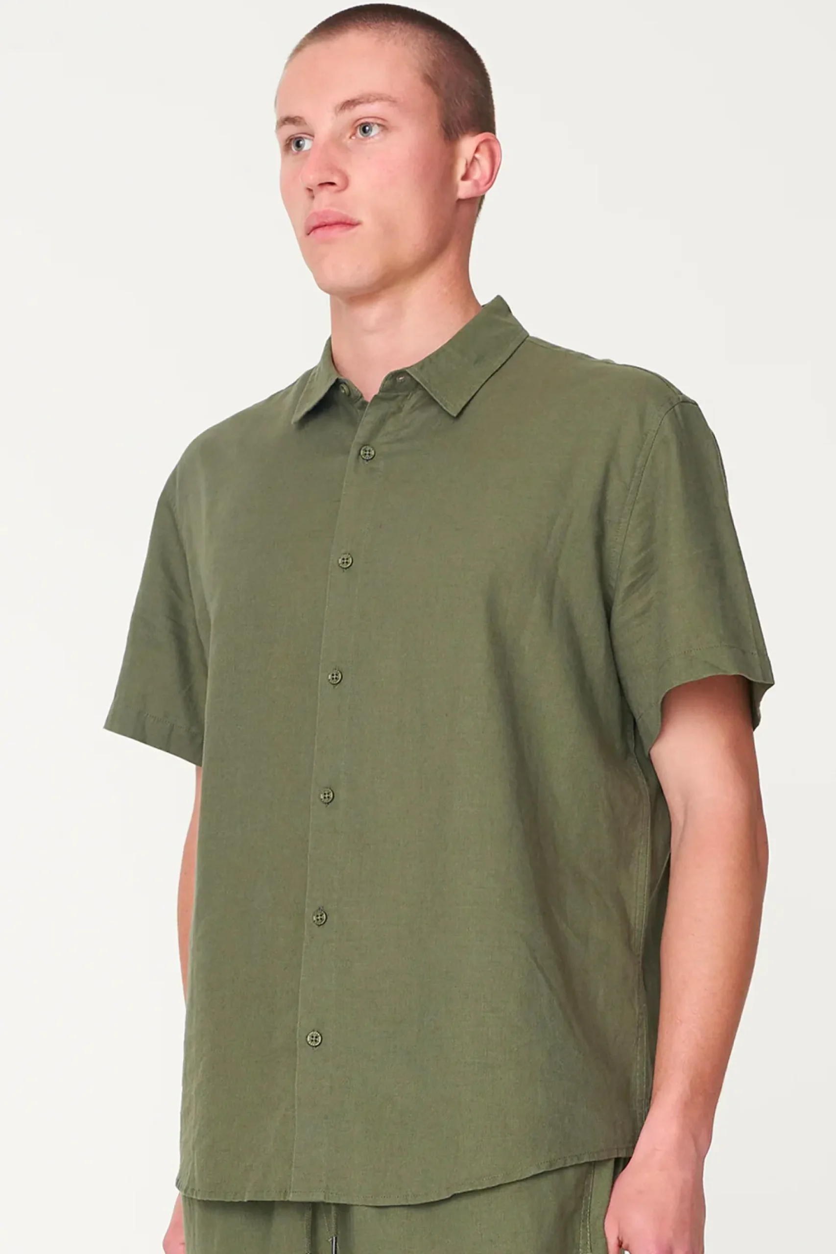 huffer_mens_linin_ss_shir_1-1.webp Shirts-HUFFER MENS LIN-IN SS SHIRT KHAKI