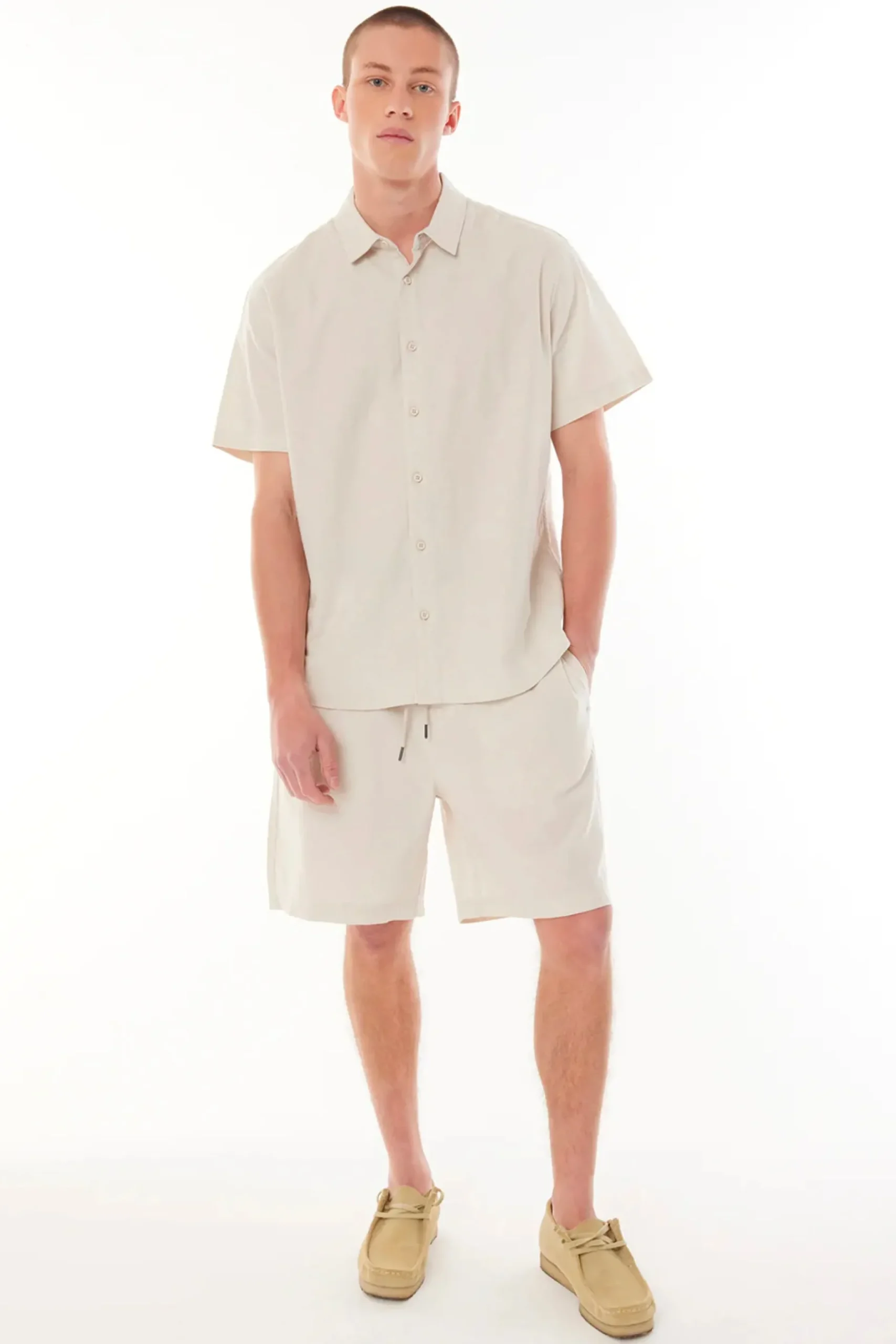 huffer_mens_linin_ss_shir_1-2.webp Shirts-HUFFER MENS LIN-IN SS SHIRT - NATURAL