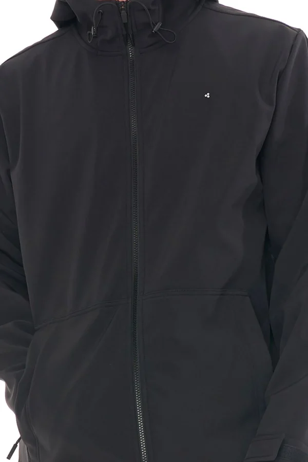 Coats & Jackets-HUFFER MENS SOFTSHELL JACKET BASALT