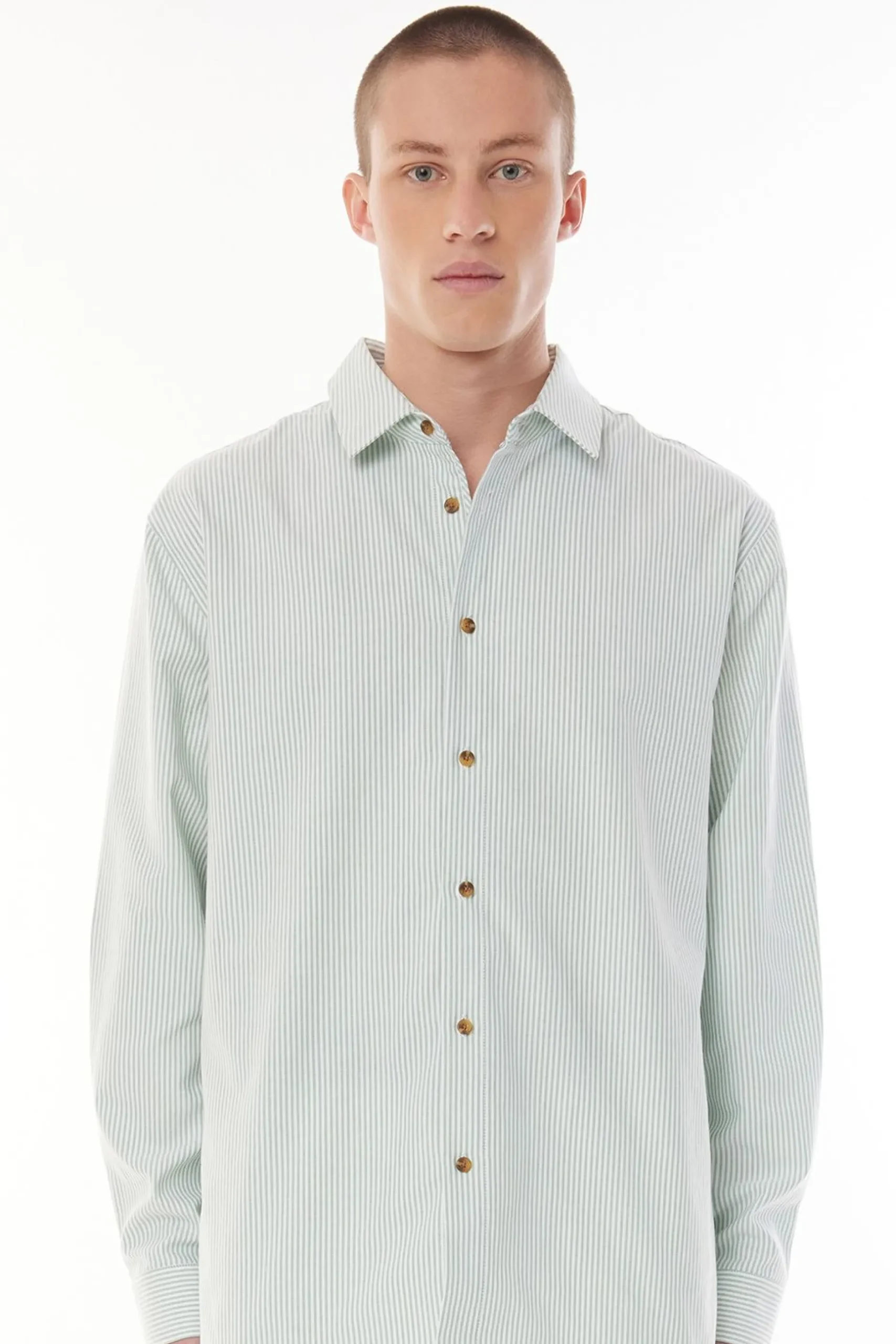 huffer_oxford_ls_shirt__e_0.webp Shirts-HUFFER OXFORD LS SHIRT - EMERALD/WHITE