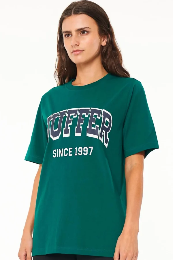Tees & Tanks-HUFFER RELAX TEE 220/CHAMP - VERDANT