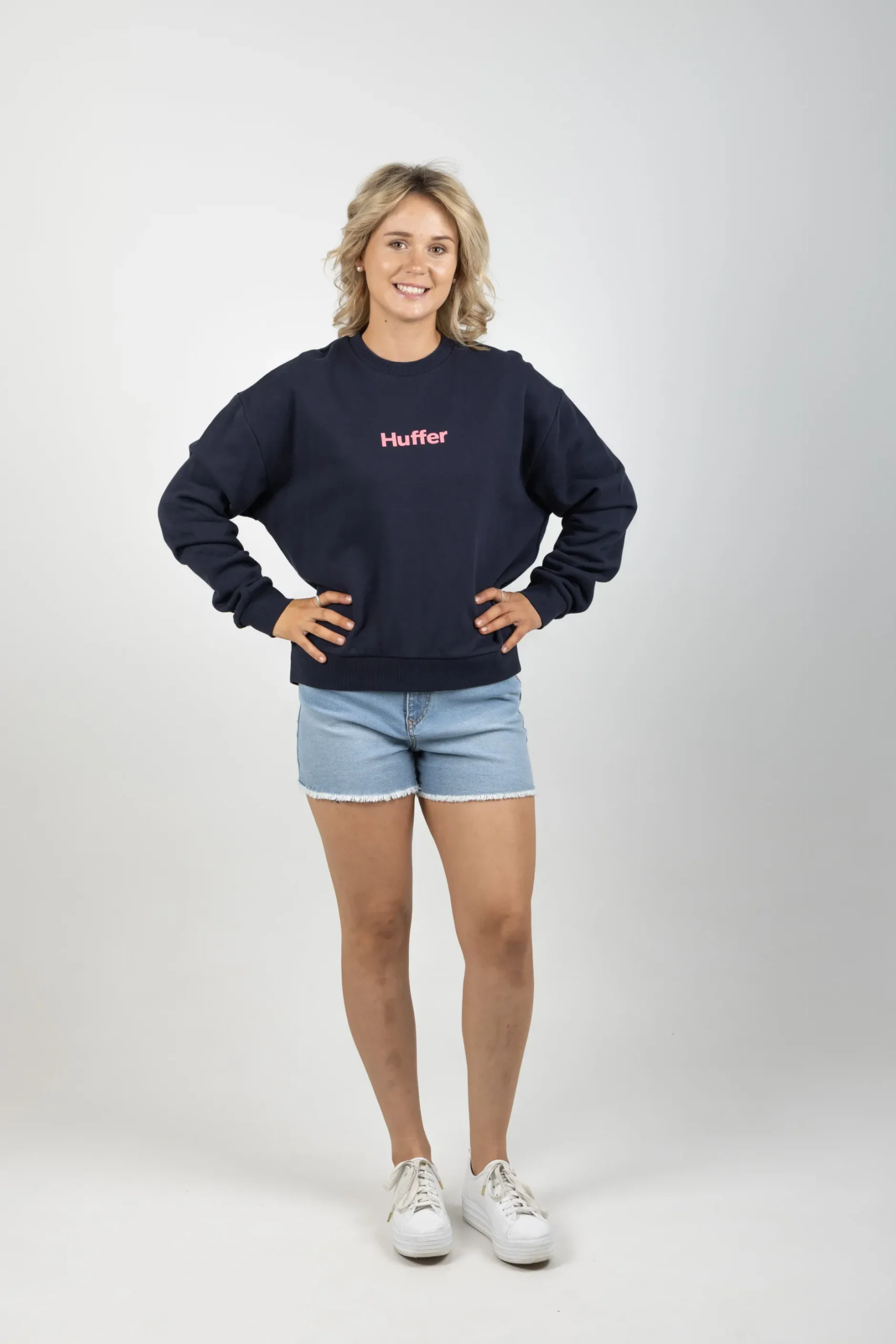 huffer_slouch_crew_pink_p_0.webp Sweaters & Knitwear-HUFFER SLOUCH CREW PINK PRISIM NAVY
