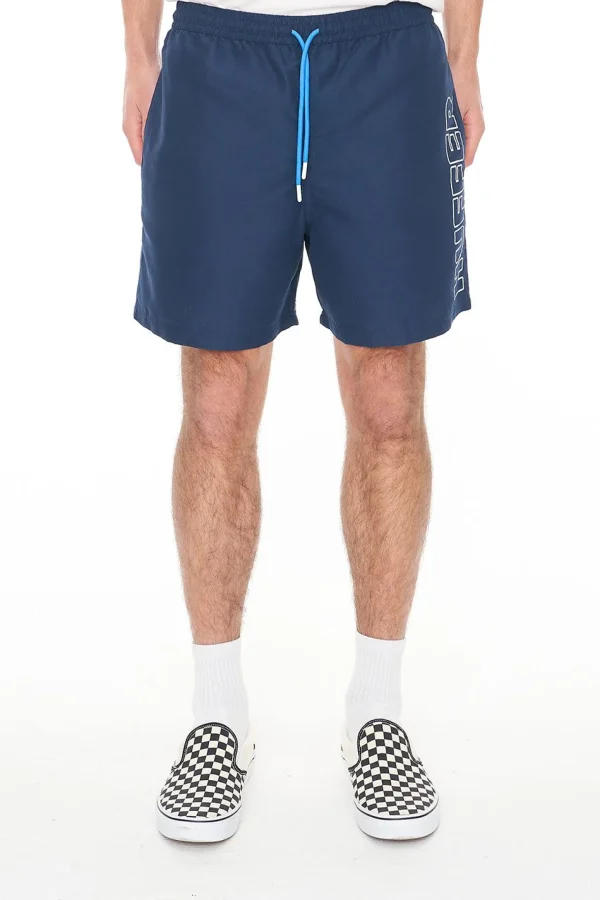Shorts-HUFFER STAPLE TRUNK LINEUP / NAVY