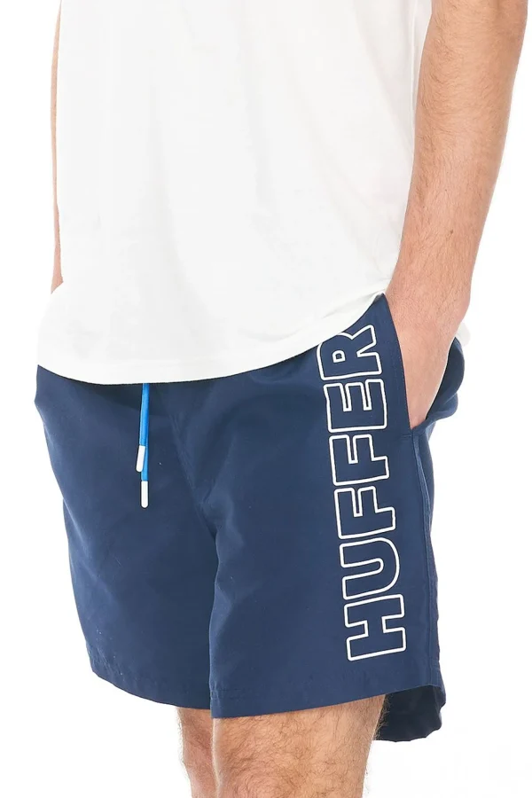Shorts-HUFFER STAPLE TRUNK LINEUP / NAVY