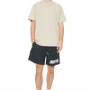 Shorts-HUFFER STAPLE TRUNK ZOOM / BLACK