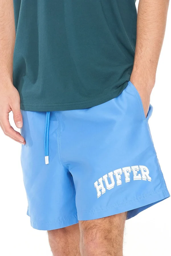 Shorts-HUFFER STAPLE TRUNK ZOOM / SHORE BLUE