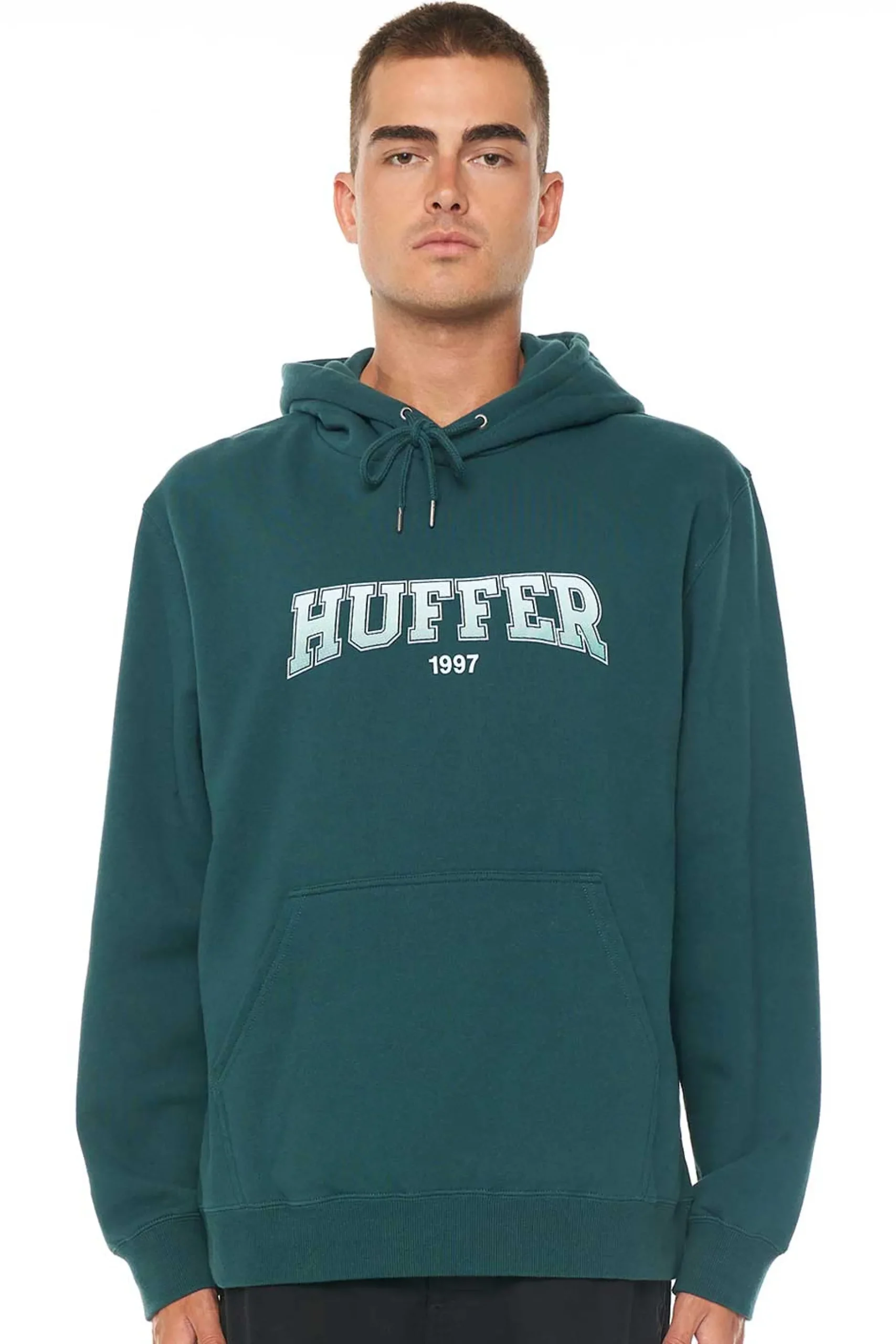 huffer_true_hood__graded__0.webp Sweaters & Knitwear-HUFFER TRUE HOOD 350 GRADED EMERALD