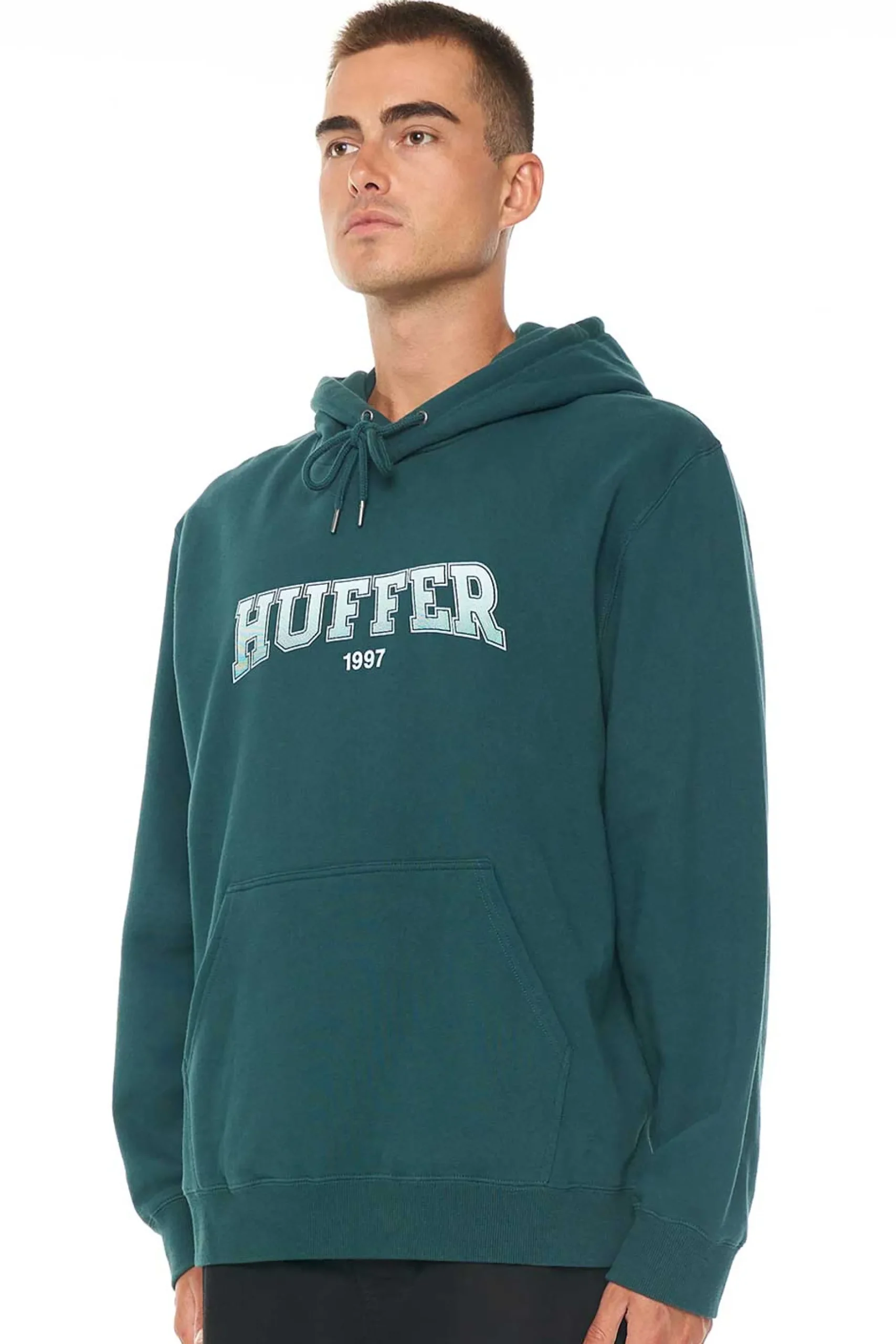 huffer_true_hood__graded__1.webp Sweaters & Knitwear-HUFFER TRUE HOOD 350 GRADED EMERALD