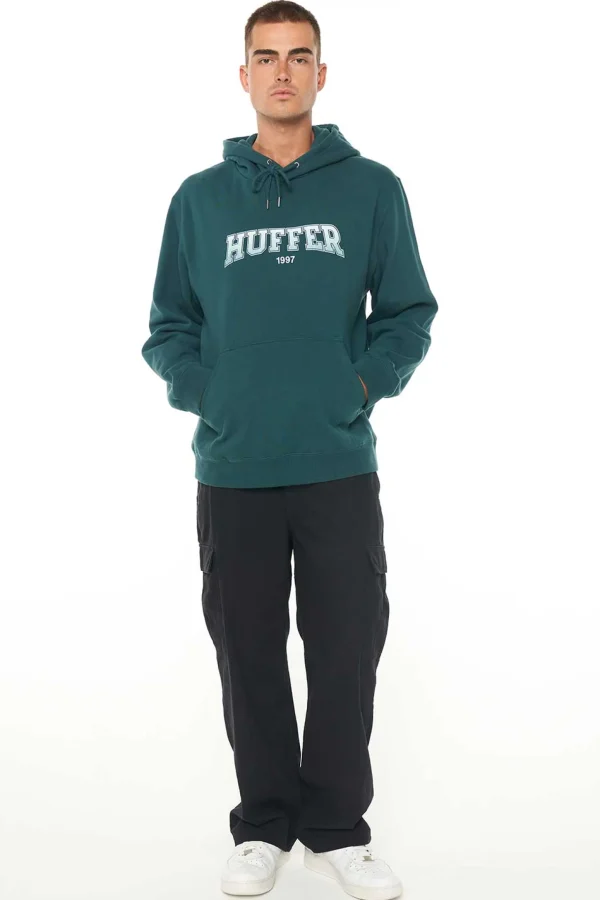 Sweaters & Knitwear-HUFFER TRUE HOOD 350 GRADED EMERALD