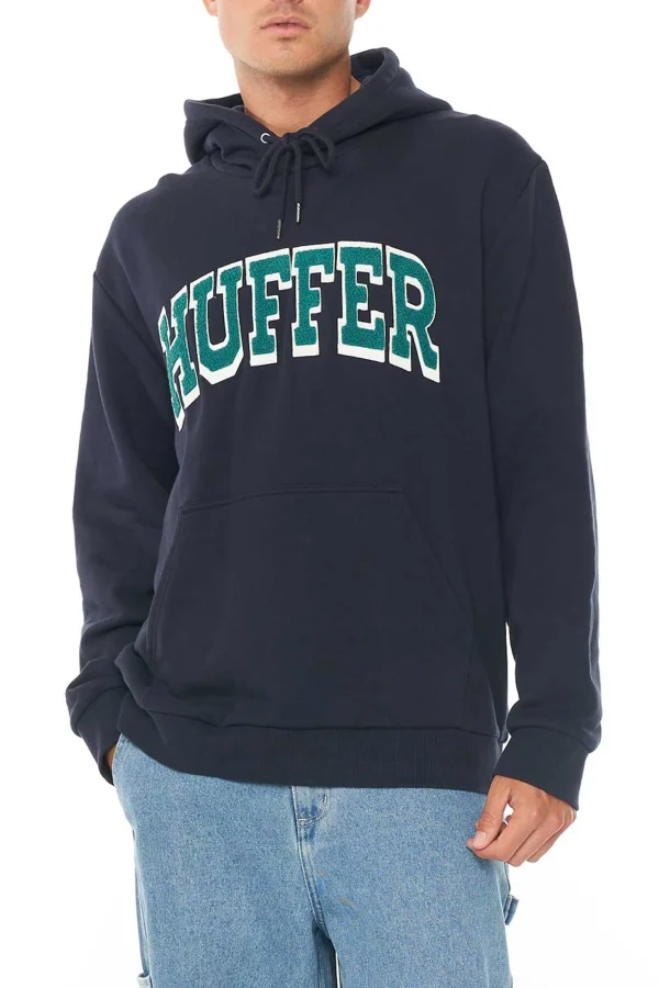 Sweaters & Knitwear-HUFFER TRUE HOOD 350 ZONE NAVY