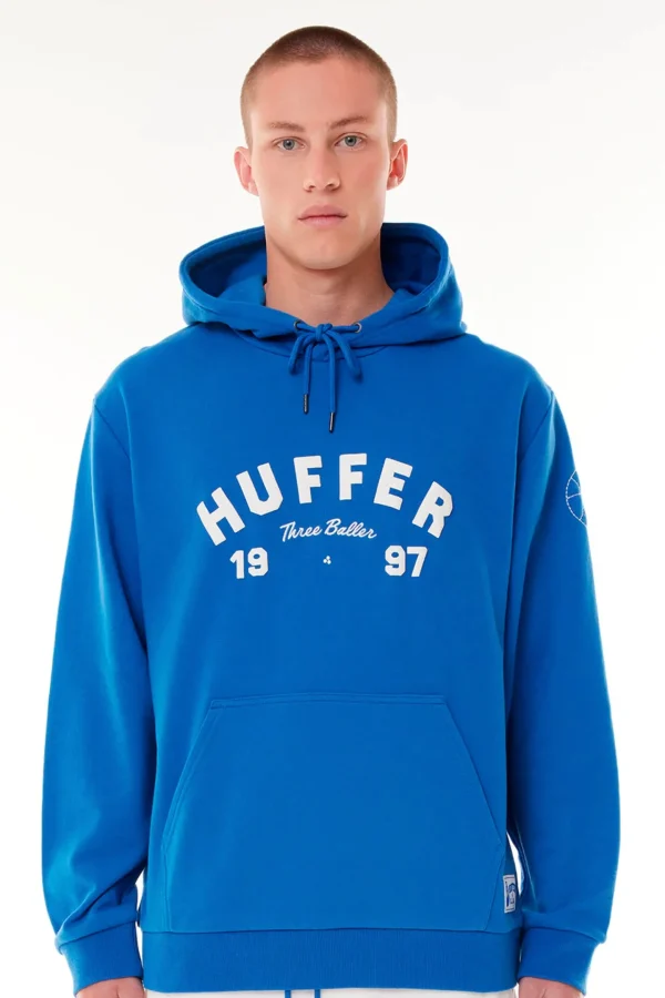 Sweaters & Knitwear-HUFFER TRUE HOOD 350/3B - ACRID BLUE