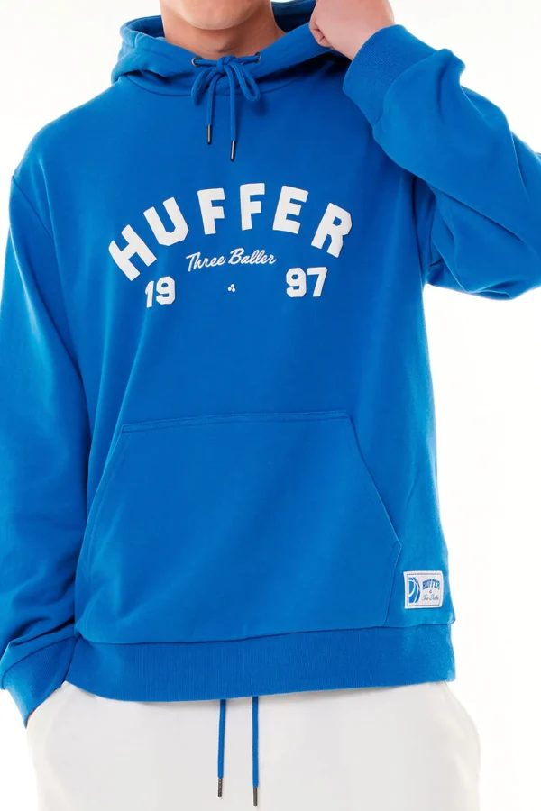 Sweaters & Knitwear-HUFFER TRUE HOOD 350/3B - ACRID BLUE