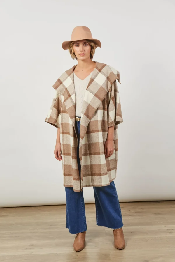 Coats & Jackets-ISLE OF MINE CITYSCAPE JACKET LATTE