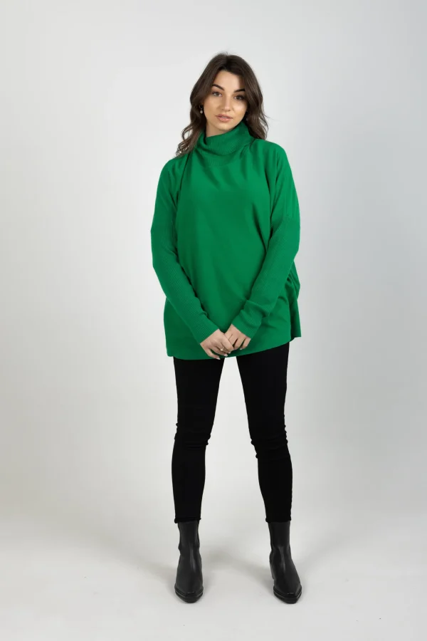 Sweaters & Knitwear-ISLE OF MINE HORIZON RELAXED JUMPER MEADOW