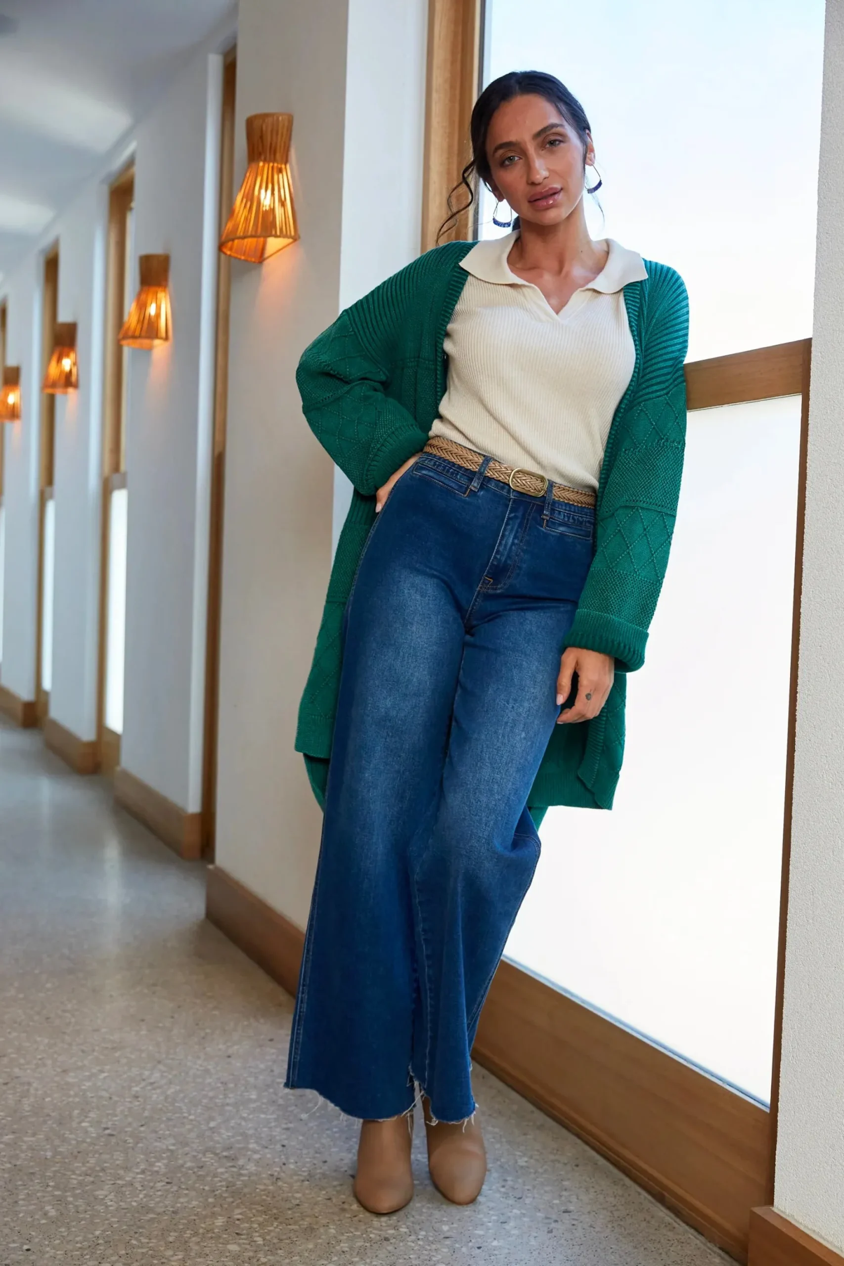 isle_of_mine_metro_cardig_6.webp Sweaters & Knitwear-ISLE OF MINE METRO CARDIGAN HUNTER